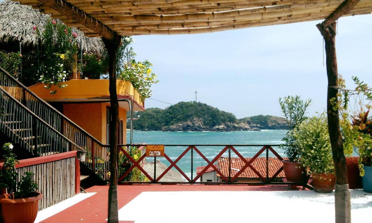 Hotel La Cabana Puerto Ángel Esterno foto