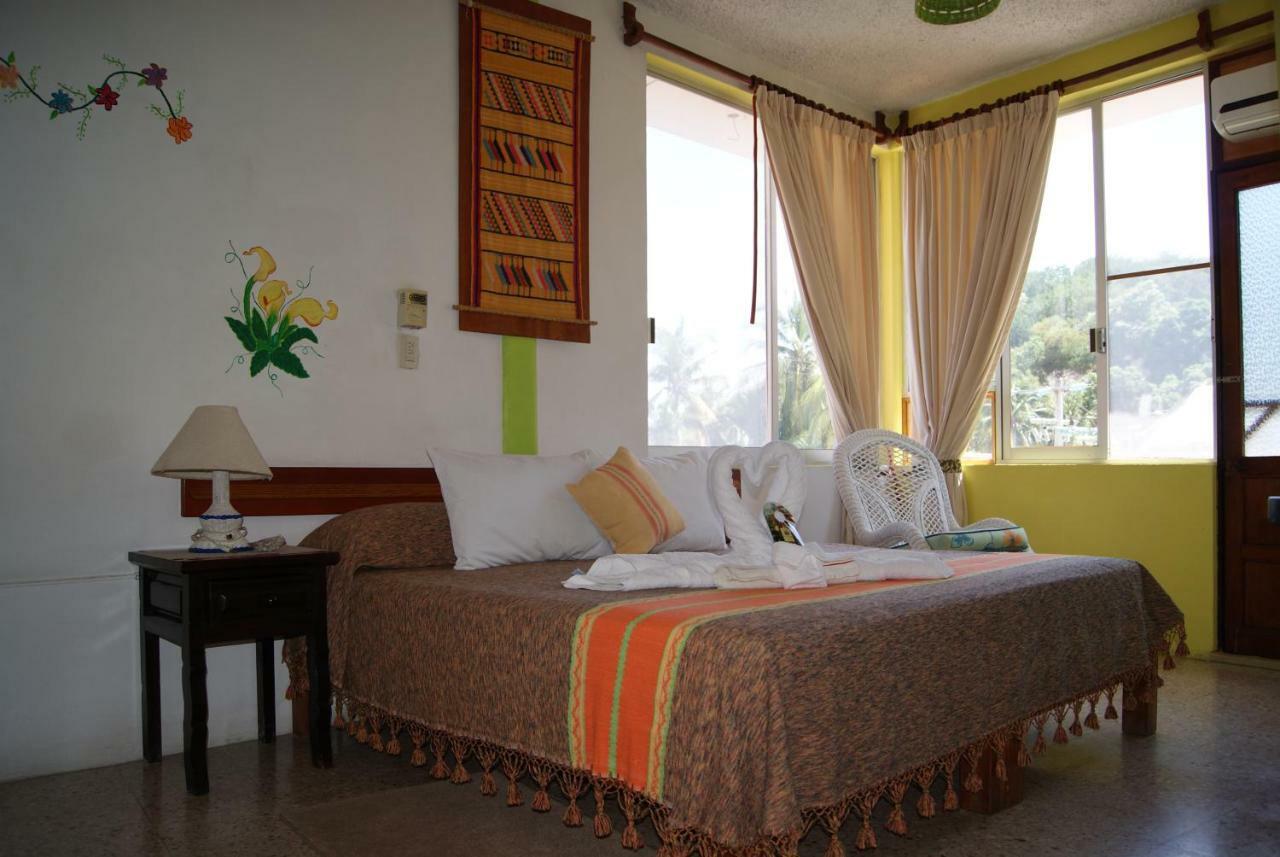 Hotel La Cabana Puerto Ángel Esterno foto